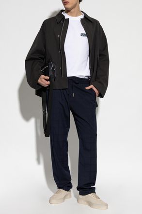 Iceberg T-shirt With Logo Applique, Mens, White