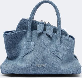 The Attico Bolso La Passeggiata Mini de denim