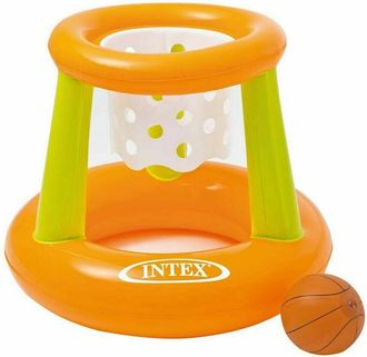 Trade Shop Trade Shop - Canestro Gonfiabile 58504 Con Rete 67x55cm Basket Galleggiante Mare Piscina Palla