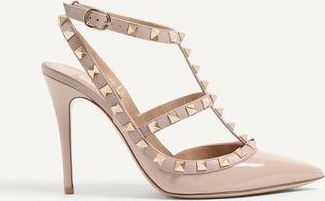 Valentino Garavani Patent Rockstud Caged Pump 100Mm Wo