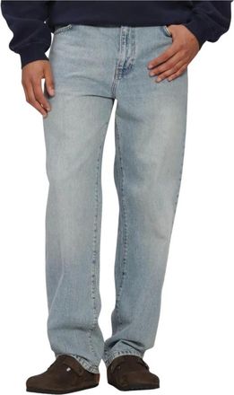 Woodbird Jeans, Heren, Blauw, W32 L34, Katoen, WBLeroy Dust Jeans