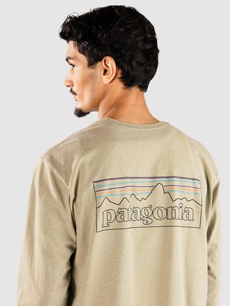 Patagonia P-6 Logo Responsibili Longsleeve gr&uuml;n