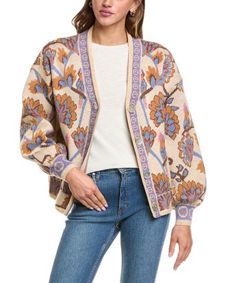 Fate Fate Wool-Blend Cardigan Jacket