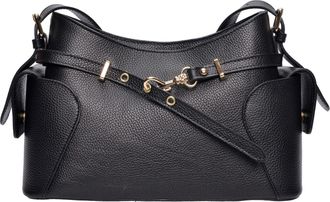 Roberta M Zwart Rundleer Tas