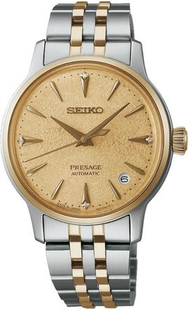 Seiko Srpl 64J1 - Horloge Presage Cocktail Automatisch 3 wijzers datum - Dames - Horloges - Grijs - ONE Size - Accessoires