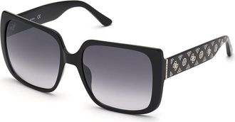 Guess GU7723 01B Womens Sunglasses Black Size 58