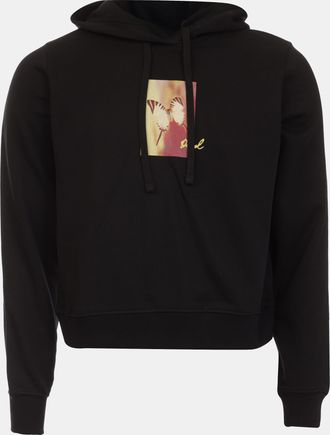 Diesel Dames Diesel F-Reggy Hooded Sweatshirt in Zwart