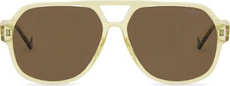 Polaroid PLD 6193/S Polarized 6DX/SP Mens Sunglasses Yellow Size 57