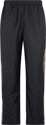 Diesel Broek met elastische tailleband - Heren - Broeken - Zwart - Maat: L Poliester