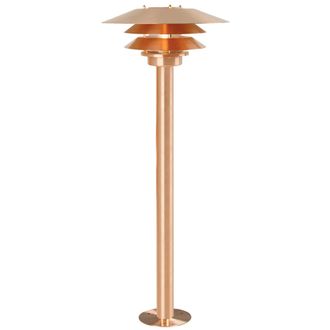Nordlux Industrial Outdoor Garden Post Brown Copper E27 Coastal/Marine Safe, IP54