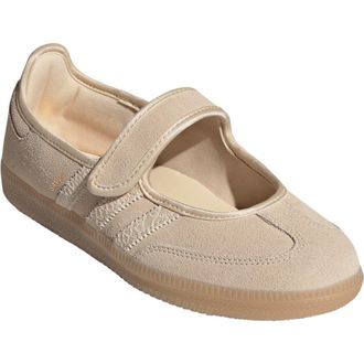 adidas Samba Jane Sneaker in Sand Strata/Sand/Gold at Nordstrom, Size 6.5