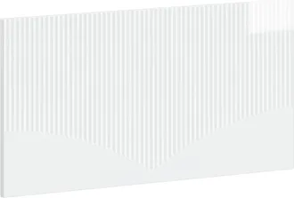 vidaXL Cabecero Montada En La Pared Hoorn Blanco Brillante Vidaxl