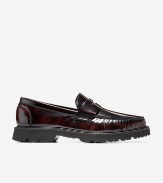 Cole Haan Mens American Classics Penny Loafers - Purple Size 10.5