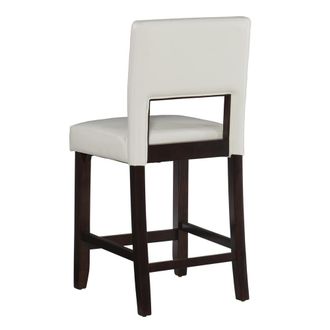 Linon Vega Counter Stool White 24
