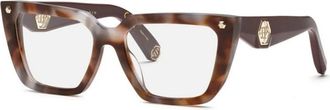 Philipp Plein Vpp 191 Brillen - Dames - Brillen - Bruin - 55 MM - Accessoires