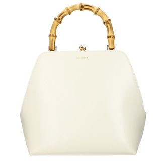 Jil Sander Borsa Jil Sander Goji Donna Pelle Beige E Guscio DUovo