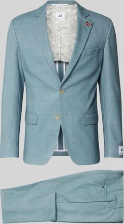 Wilvorst Slim Fit Anzug mit 2-Knopf-Sakko in Hellgruen, Gr&ouml;&szlig;e 48