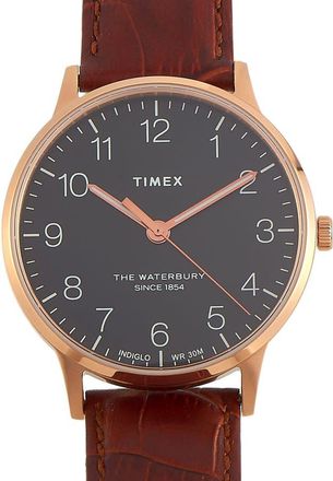 Timex Waterbury Classic Quartz Black Dial Mens Watch TW2R71400