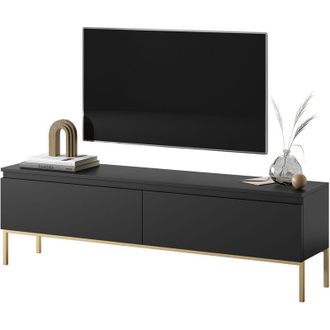 Selsey Selsey - bemmi - Mobile tv - 150 cm - nero con gambe dorate