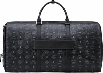 MCM Ottomar Weekender Bag in Visetos in Black at Nordstrom