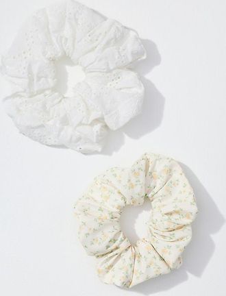 serefina Satin Scrunchies, Set of 2