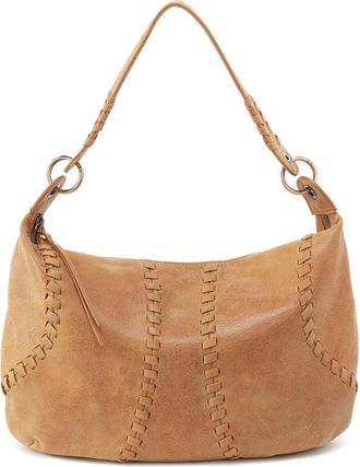 Hobo Opal Leather Shoulder Bag in Whiskey at Nordstrom