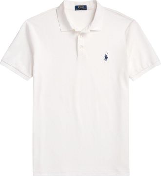 Polo Ralph Lauren Polo Pony-embroidered polo shirt - White