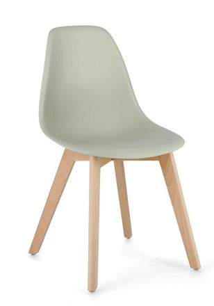 BIZZOTTO Juego 6 sillas haya verde