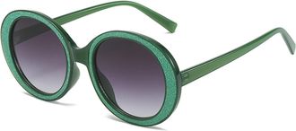 Generic Outdoor Womens Sunglasses Vacation Sports Mens Sun Glasses(Green)
