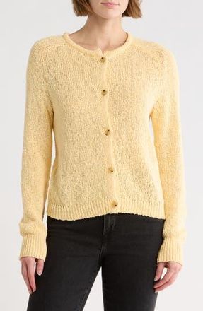 Melrose and Market Cotton Sweater Cardigan in Beige Gelato at Nordstrom Rack, Size Xx-Small
