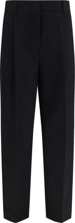 Toteme Womens Tailored Trousers Black Polyester
