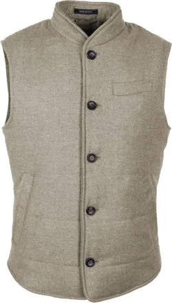 Made in Italy Wool Sleveless Mens Jacket