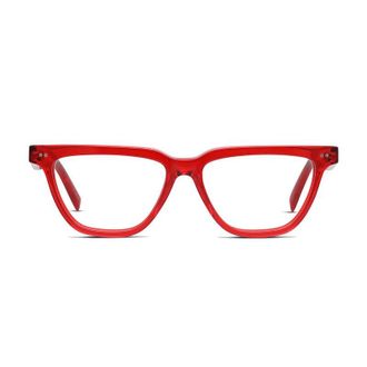 Celine CL50009I066 Cat-Eye Acetate Eyeglasses - Red
