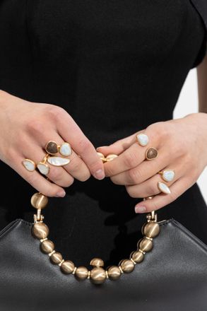 Cult Gaia Ina Rings, Womens, Gold