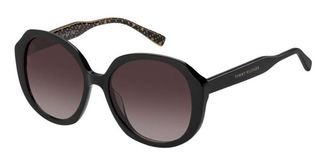 Tommy Hilfiger TH 2106/S 7YQ/HA Womens Sunglasses Black Size 54