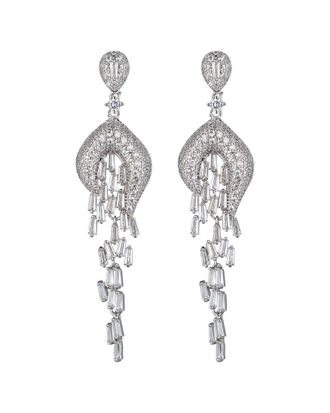 Eyecandy LA The Luxe Collection CZ Elsa Drop Earrings