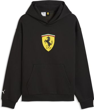 Puma Felpa con cappuccio in pile Ferrari ColouRosso Shield da uomo, Accessori, Nero, XXL