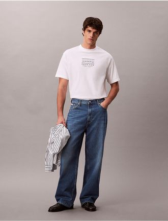 Calvin Klein Jeans Calvin Klein Mens Baggy Jeans - Blue - 36W x 30L
