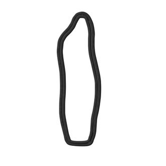 OEM Specchio A Figura Intera, Design Moderno, Struttura In Vetro Temperato, Nero - 140x45 Cm