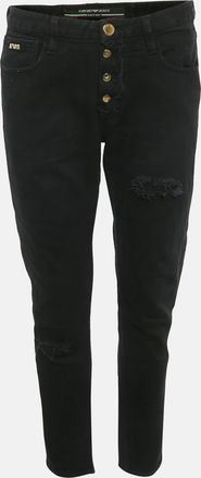 Emporio Armani Black Denim Jeans L/waist