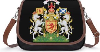 Generic Coat Arms of Kingdom of Scotland Small Womens Crossbody Bags Shoulder Handbag with Adjustable Strap for Travel