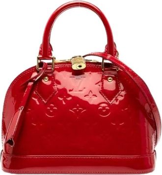 Louis Vuitton Pre-owned Handbags, female, Red, Size: ONE SIZE Pre-owned Canvas Handbag