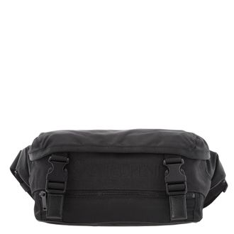 Saint Laurent Logo Embroidery Nylon Crossbody Bag