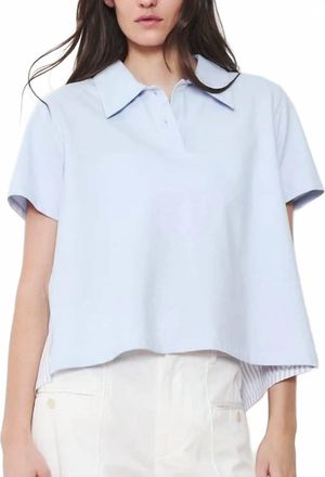 WE-AR4 Media Polo In Pale Blue