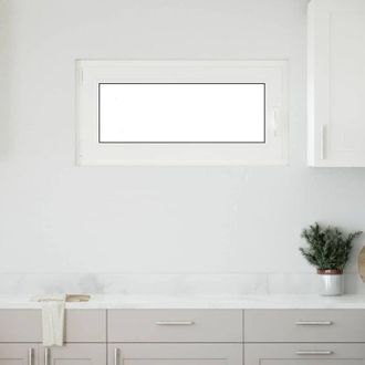 vidaXL Vidaxl - Ventana De S&oacute;tano risor 100x50 Cm Oscilobatiente Din Izquierda Blanca