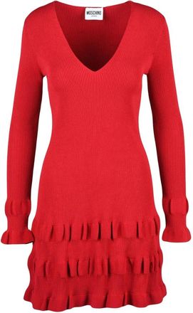 Moschino Donna, Abiti, Rosso, M, new