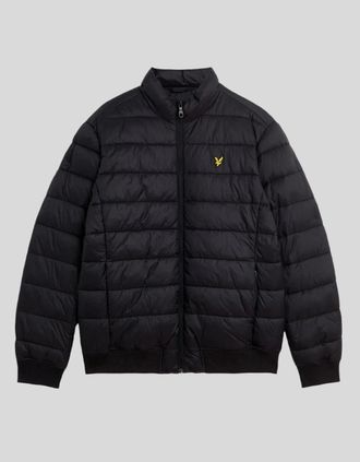Lyle & Scott Lyle And Scott Mens Funnel Neck Puffer Jacket - Black - Size: Regular/34