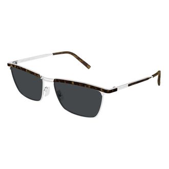 Saint Laurent Joe Sunglasses - male - Saint Laurent - Sunglasses - Gray - 57 MM - Accessories