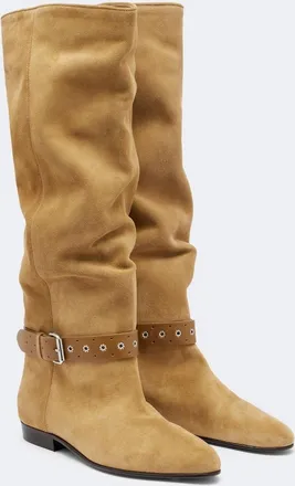Isabel Marant Rilton suede knee-high boots
