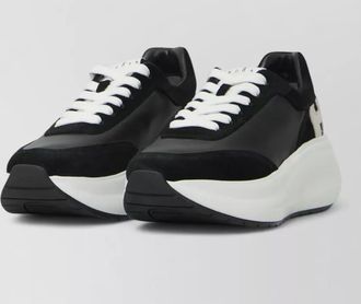 Hogan leather maxi i active low-top sneakers